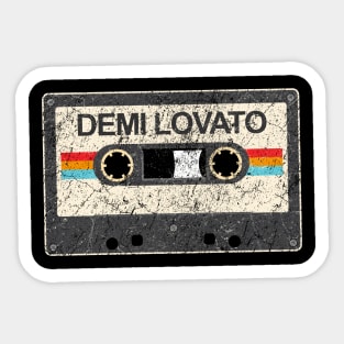 Demi Lovato kurniamarga vintage cassette tape Sticker